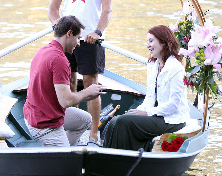 Member Feature: Romantic Proposal on Lake Como