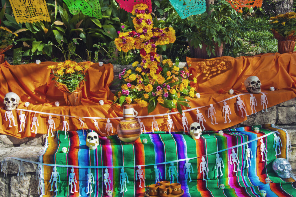 A Día de los Muertos offering in San Antonio, Texas.
