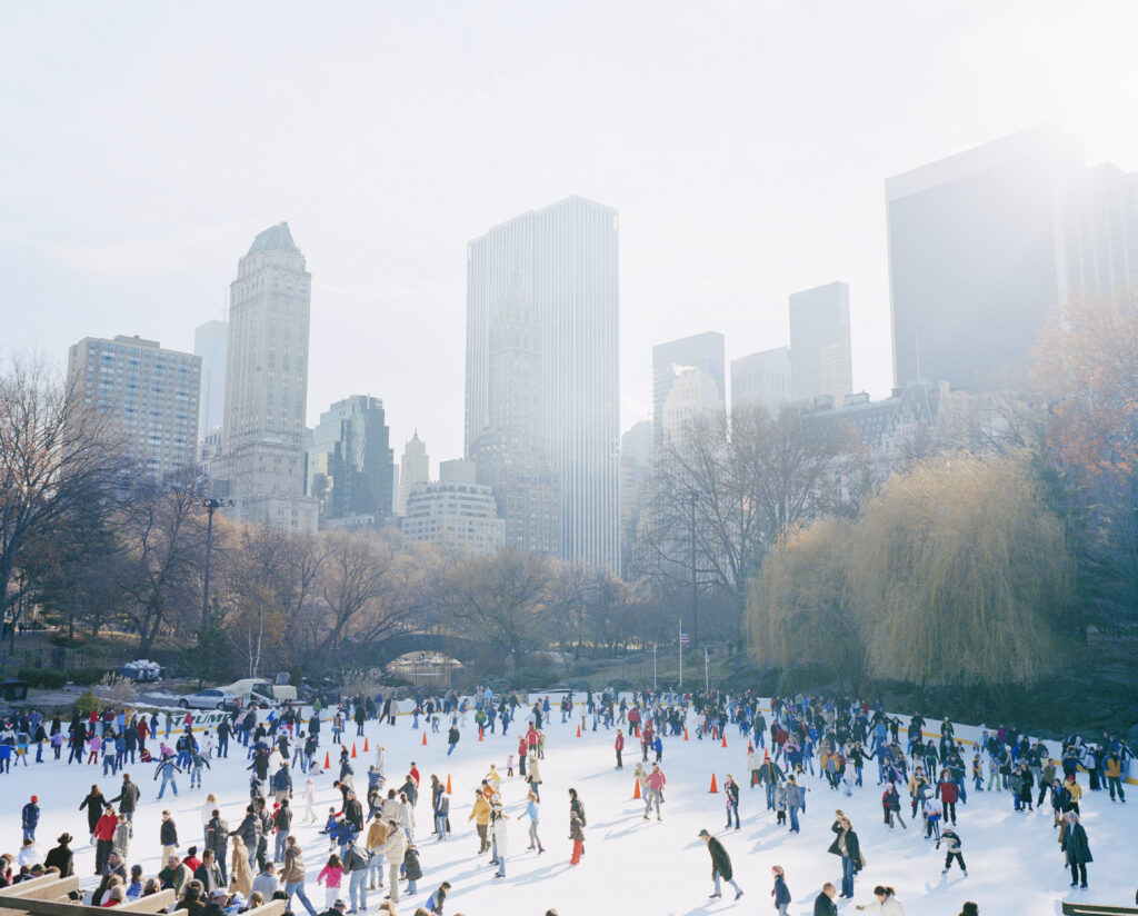 Ice skating in New York City