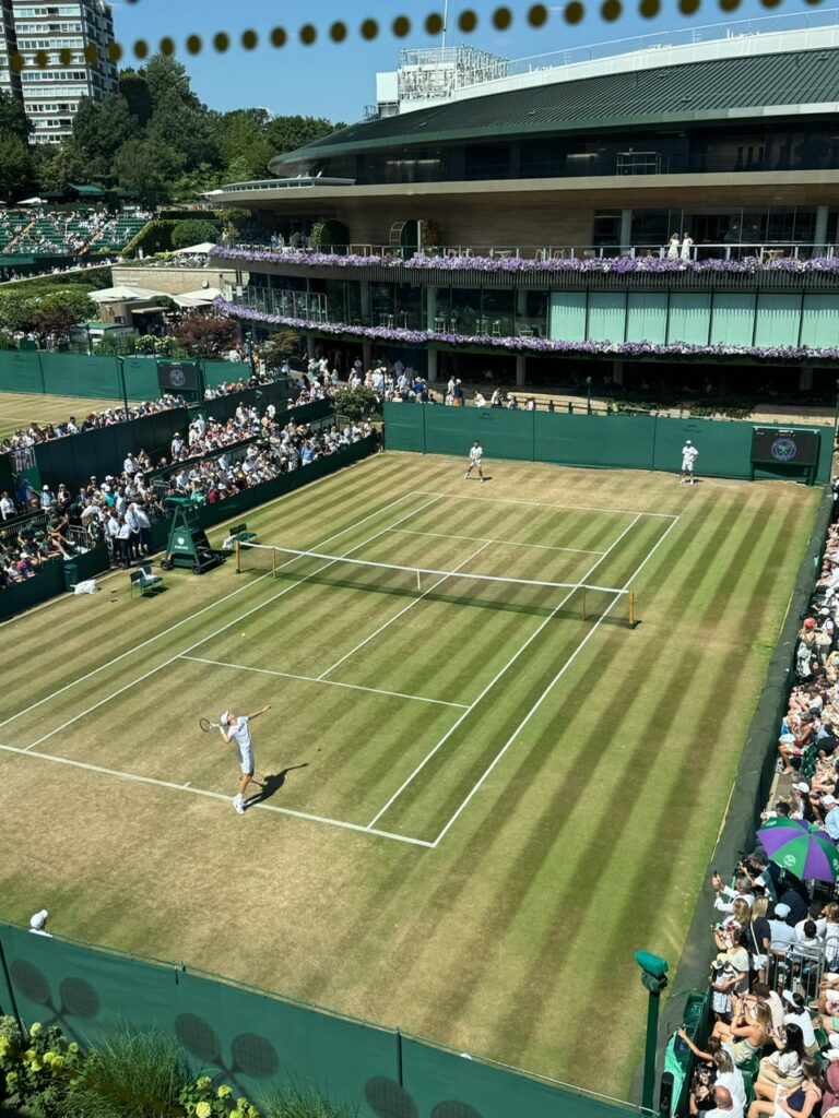 grass court at Wimbledon