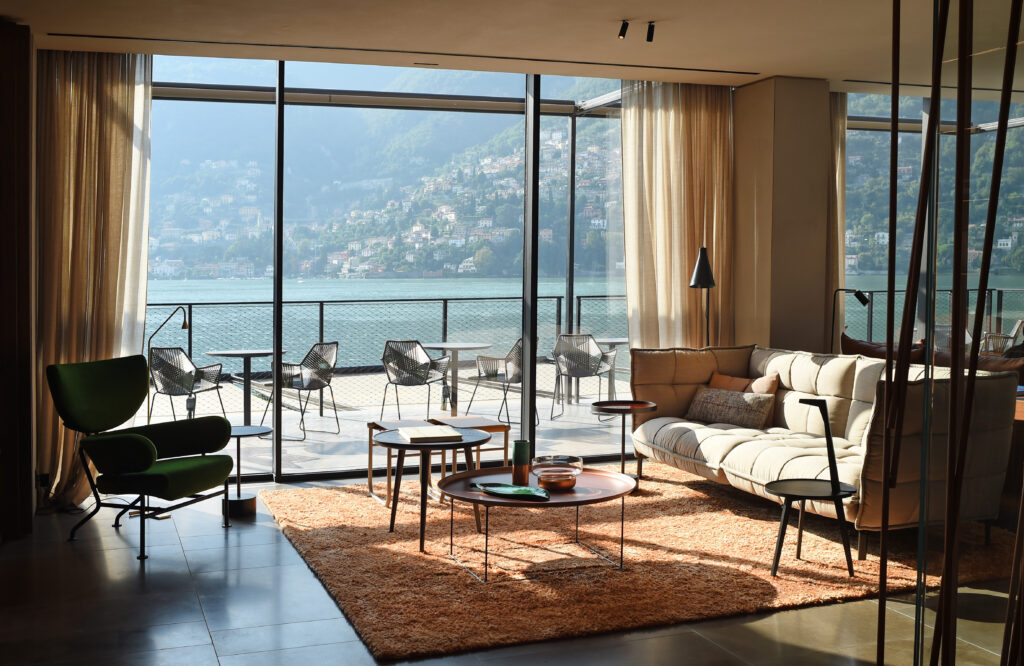 interior of Il Sereno, Lake Como, one of the world's best hotels