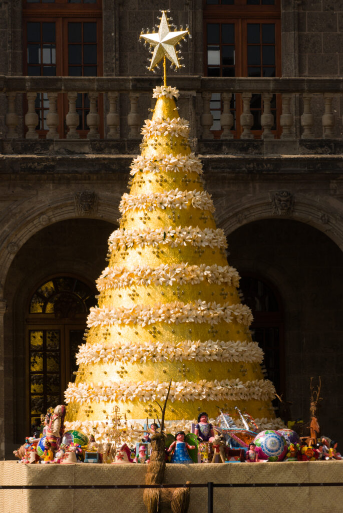 Christmas Tree and Decorations Chapultepec Castle Mexico City