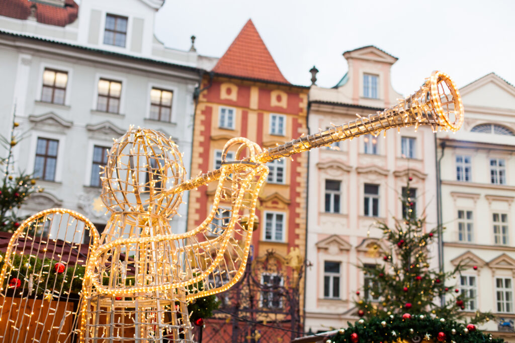 Christmas market in Prague